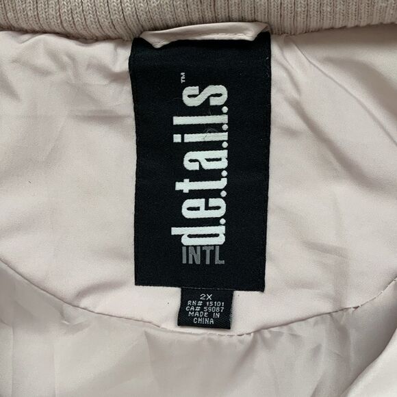 INTL D.T.T.A.L.S Ladies Winter Coat Puffer Full Zip   Pockets Hooded Size 2X - Picture 11 of 12